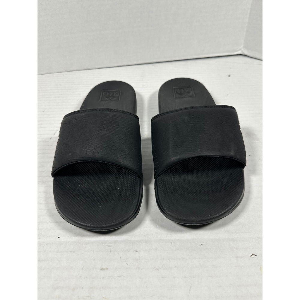 Reef One Slide Mens Black Waterproof Athletic Sandals B-22 PGC Size 7 - Picture 10 of 12